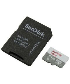 Купить microSDXC SanDisk 64Gb Ultra 80 UHS-I U1 Class10 + adapter [SDSQUNS-064G-GN3MA] в интернет-магазине Irkshop.ru