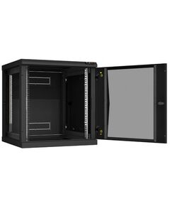 Купить Настенный разборный шкаф TLK TWC-126060-R-G-BK 19", 12U, стеклянная дверь, Ш600хВ636хГ600мм, 2 пары монтажных направляющих, черный, изображение 3 в интернет-магазине Irkshop.ru