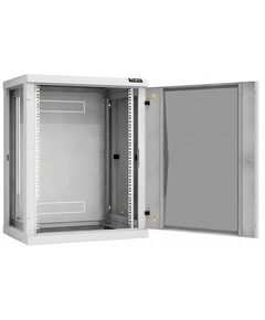 Купить Настенный разборный шкаф TLK TWC-156045-R-G-GY 19", 15U, стеклянная дверь, Ш600хВ770хГ450мм, 2 пары монтажных направляющих, серый, изображение 3 в интернет-магазине Irkshop.ru