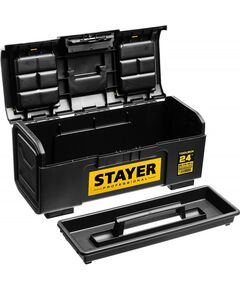 Купить Ящик для инструмента STAYER Professional TOOLBOX-24 пластиковый [38167-24], изображение 3 в интернет-магазине Irkshop.ru