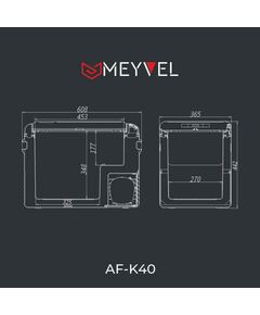 Купить Компрессорный автохолодильник Meyvel AF-K40, изображение 2 в интернет-магазине Irkshop.ru