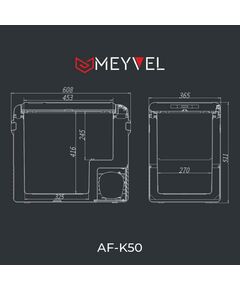 Купить Компрессорный автохолодильник Meyvel AF-K50, изображение 3 в интернет-магазине Irkshop.ru