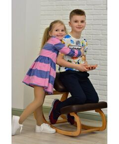 Купить  Балансирующий коленный стул Конёк Горбунёк (Сандал), изображение 4 в интернет-магазине Irkshop.ru