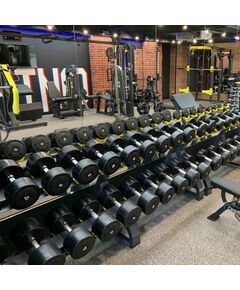 Гантели:  Гантельный ряд POWER (шаг 2,5 кг, 5 пар) PROFI-FIT 27,5-37,5 кг фотографии