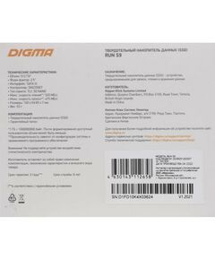 SSD-накопители: Накопитель Digma 512 Gb RUN S9 SATA 6Gb/s 2.5" 3D  TLC [DGSR2512GS93T] фотографии