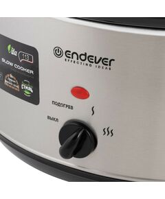 Купить Медленноварка Endever Vita-113 цвет серый/стальной, 8 л [90226], изображение 5 в интернет-магазине Irkshop.ru