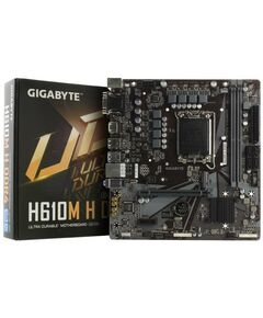 Купить Материнская плата GigaByte H610M H DDR4 Soc-1700 Intel H610 2xDDR4 mATX AC97 8ch(7.1) GbLAN+VGA+HDMI в интернет-магазине Irkshop.ru