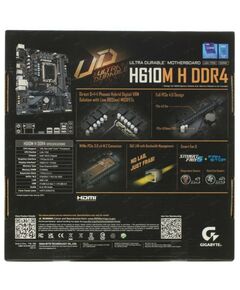 Купить Материнская плата GigaByte H610M H DDR4 Soc-1700 Intel H610 2xDDR4 mATX AC97 8ch(7.1) GbLAN+VGA+HDMI, изображение 4 в интернет-магазине Irkshop.ru