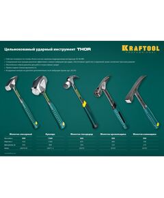 Купить Кувалда цельнокованая KRAFTOOL THOR 1.5 кг [20071-2], изображение 5 в интернет-магазине Irkshop.ru