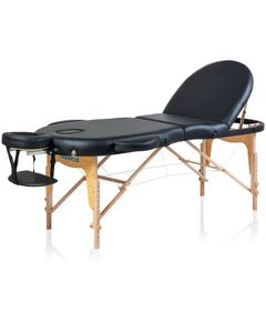 Массажные столы:  Массажный складной стол Mizomed Premium Oval 3 черный фотографии