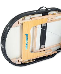 Массажные столы:  Массажный складной стол Mizomed Premium Oval 3 черный фотографии
