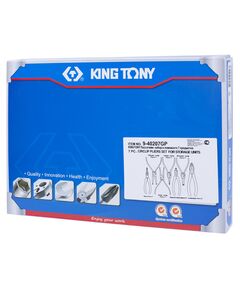 Купить Набор съемников стопорных колец, пассатижей и бокорезов King Tony 9-40207GP ложемент, 7 предметов, изображение 2 в интернет-магазине Irkshop.ru