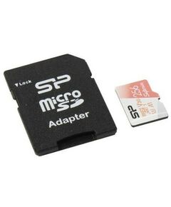 Secure Digital карты: microSDXC карта памяти Silicon Power 256Gb microSDXC UHS-I U3 V30 A1  + microSD-->SD Adapter [SP256GBSTXDV3V20SP] фотографии