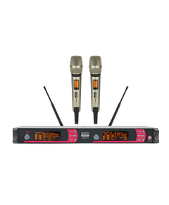 Купить Радиосистема двухканальная c двумя ручными передатчиками Xline MD-262A-D частотный диапазон UHF 650 в интернет-магазине Irkshop.ru