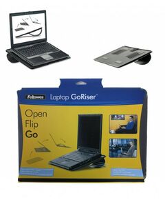 Купить Подставка для ноутбука Fellowes GO RISER для мониторов до 17", толщина 8 мм, черная [FS-8030402], изображение 3 в интернет-магазине Irkshop.ru