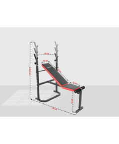 Купить Скамья силовая со стойками UNIXFIT BENCH 120, изображение 3 в интернет-магазине Irkshop.ru