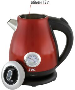 Купить Чайник JVC JK-KE1717 red, изображение 7 в интернет-магазине Irkshop.ru