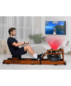 Купить Гребной тренажер UNIXFIT Wood Rower Light, изображение 4 в интернет-магазине Irkshop.ru