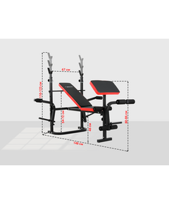 Купить Скамья силовая со стойками UNIXFIT BENCH 120P, изображение 4 в интернет-магазине Irkshop.ru