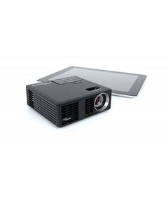 Проекторы: Проектор Optoma ML750e DLP, LED, WXGA 1280x800, 700Lm, 15000:1, HDMI, USB, MHL, MicroSD, 1x1W speaker, 3D Ready, led 20000hrs, Black, 0.38 кг [95.8UA02GC1E] фотографии