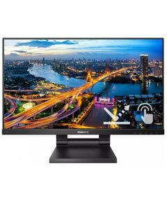 Мониторы: ЖК-монитор PHILIPS 222B1TC/00 Black 21.5" IPS, Multi-Touch, 1920x1080, 75Hz, 4 ms, 178°/178°, 250 cd/m, 50M:1, +HDMI 1.4, +DisplayPort 1.2, +4xUSB 3.2, +MM, +регулировка по высоте фотографии