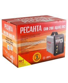 Сварочные аппараты: Сварочный аппарат инверторный РЕСАНТА САИ-200АД (АС/DC) MMA, TIG, 220-230 В, 10 – 200 А, ПН - 60% [65/98] фотографии