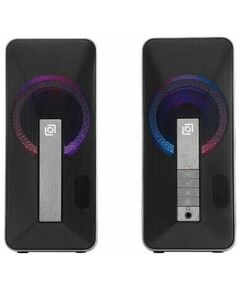 Колонки: Колонки Oklick OK-130 Black 2x10W, Bluetooth, питание  от USB [1458495] фотографии