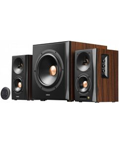 Колонки: Колонки Edifier S360DB Brown 2x40W + Wireless Subwoofer 75W, дерево, Bluetooth, ПДУ фотографии