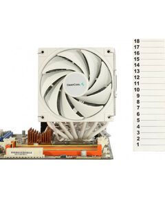 Вентиляторы и охлаждение: Вентилятор Deepcool AK620 WH 4пин, 115x/2011/2066/1200/1700/AM4, 28дБ, 500-1850 об/мин, Al+тепл.трубки [R-AK620-WHNNMT-G-1] фотографии