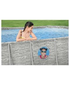 Бассейны: Бассейн каркасный Bestway Power Steel Swim Vista 427 х 250 х 100 см фильтр-насос, лестница, тент [56714] фотографии