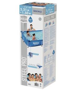 Бассейны: Бассейн каркасный Bestway Steel Pro 221 х 150 х 43 см [56401] фотографии