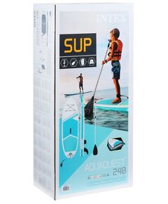 SUP-серфинг: SUP-доска Intex AQUA QUEST 240 244 х 76 х 13 см [68241NP] фотографии