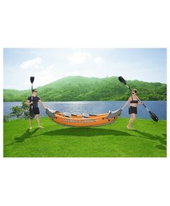 Купить Байдарка Bestway Lite-Rapid X2 Kayak 2 местная, вёсла 218 см, до 160 кг, 321 х 88 х 48 см [65077], изображение 8 в интернет-магазине Irkshop.ru