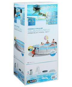 Бассейны: Бассейн каркасный Intex PRISM FRAMETM PREMIUM 427 х 107 см фильтр-насос, лестница, тент, подстилка [26722NP] фотографии