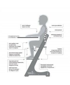 Купить  Конек Горбунек Комплект растущий стул и жесткий ограничитель Конёк Горбунёк Комфорт  (Береза), изображение 2 в интернет-магазине Irkshop.ru