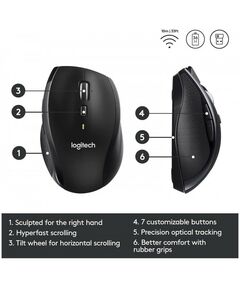 Мыши: Мышь Logitech M705 Marathon Wireless 7btn+Roll RTL [910-001964] фотографии
