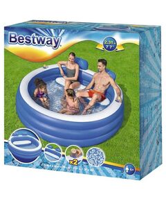 Бассейны: Бассейн надувной Bestway Семейный 231 х 219 х 79 см от 6 лет [54422] фотографии