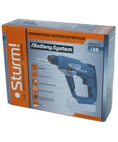 Перфораторы: Перфоратор аккумуляторный Sturm! CRH1812 18 В, 2 режима, 1BatterySystem, диаметр 12мм, без ЗУ и АКБ фотографии