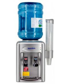 Купить Кулер для воды Aqua Work 0.7TKR только нагрев, 700 Вт, серебристый/черный, изображение 3 в интернет-магазине Irkshop.ru