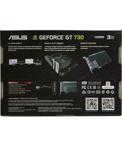Видеокарты: Видеокарта Asus GeForce GT 730 2Gb <PCI-E> GDDR5 HDMI RTL [GT730-4H-SL-2GD5] фотографии