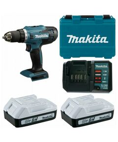 Купить Дрель-шуруповерт аккумуляторная Makita DF488DWE 18.0В, 1.5Ач, 42Нм, изображение 3 в интернет-магазине Irkshop.ru