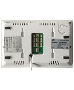 Домофоны: Домофон ST ST-M204/7 (TS/SD/IPS) белый 7" IPS LCD, цветной, 1024*600, CVBS/TVI/CVI/AHD(720Р/1080P), интерком, автоответчик фотографии