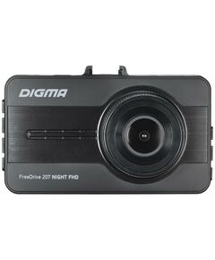 Автомобильные видеорегистраторы: Видеорегистратор Digma FreeDrive 207 Night FHD Black 1920х1080, 150°, LCD 3",G-sens, microSDHC, USB, мик, Li-Ion фотографии
