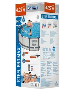 Бассейны: Бассейн каркасный Bestway Steel Pro MAX 427 х 84 см фильтр-насос [56595] фотографии