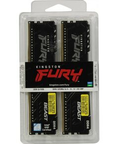 Купить Оперативная память Kingston Fury Beast 32Gb KIT 2*16Gb DDR4 DIMM  CL16 [KF432C16BB1K2/32], изображение 2 в интернет-магазине Irkshop.ru