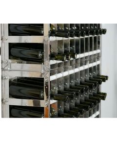 Купить  Стеллаж для 100 винных бутылок нерж.сталь, изображение 3 в интернет-магазине Irkshop.ru