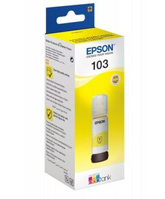 Для Epson (оригинал): Контейнер с чернилами Epson 103 желтые для L3100/ L3101/ L3110/ L3150/ L3151 65мл [C13T00S44A] фотографии