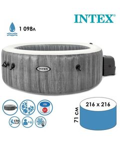 Бассейны: SPA бассейн Intex GREYWOOD DELUXE 216 х 71 см 220-240V, от 6 лет [28442] фотографии