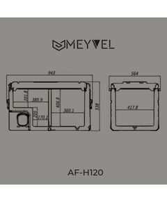 Автомобильные холодильники: Компрессорный автохолодильник Meyvel AF-H120DD фотографии