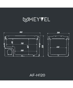Автомобильные холодильники: Компрессорный автохолодильник Meyvel AF-H120 фотографии